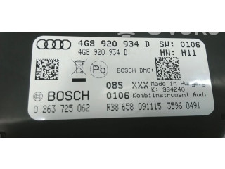 Přístrojová deska  Audi A6 S6 C7 4G 2016 4G8920934D  