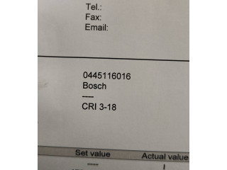 Vstřikovač 0445116016   Volvo XC60    D5244T11 