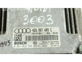 Блок управления двигателя 4E0907409C, 4E0910409H   Audi A8 S8 D3 4E