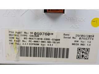 Přístrojová deska  Peugeot 2008 I 2013 9805969580  
