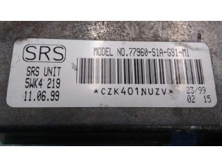 Блок подушек безопасности 77960S1AG91M1, 5WK4219   Honda Accord