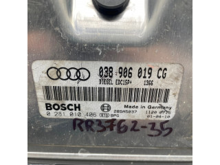 Блок управления двигателя 038906019CG, 0281010406   Audi A6 S6 C5 4B