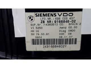 Přístrojová deska  BMW 3 E92 E93 2006 9166846, 62109166846  