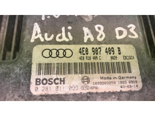 Блок управления двигателем Блок управления 4E0907409B, 4E0910409C   Audi A8 S8 D3 4E