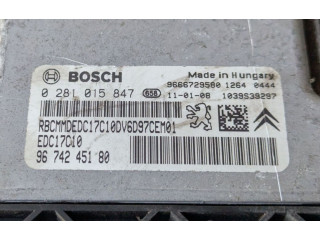 Řídící jednotka 0281015847, 9674245180   Citroen C3 Picasso 2011