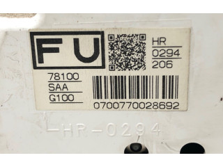 Přístrojová deska  Honda Jazz 2002 78100SAAG100  