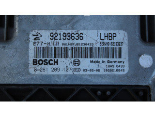 Řídící jednotka 92193636, 1039S16645   Chevrolet Captiva 2008