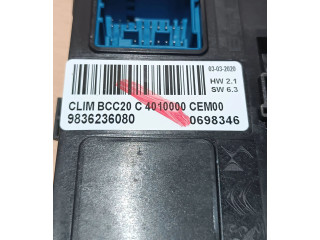 Блок управления климат-контролем 9836236080, 0698346   Peugeot 208
