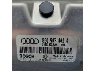 Блок управления двигателя 8E0907401Q, 0281011135   Audi A6 S6 C5 4B