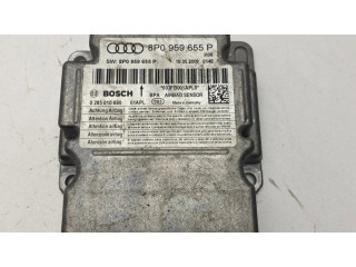 Блок подушек безопасности 8P0959655P, 0285010680   Audi A3 S3 A3 Sportback 8P