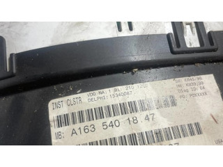 Přístrojová deska  Mercedes-Benz ML W163 2004 A1635401847, 123591697  