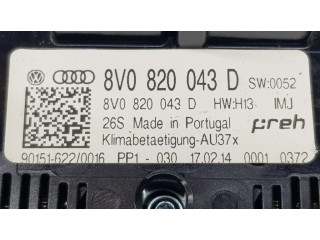 Блок управления климат-контролем 8V0820043D   Audi A3 S3 8V