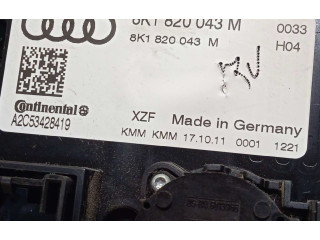 Блок управления климат-контролем 8K1820043M, 8K1820043ACXZF   Audi A5 Sportback 8TA