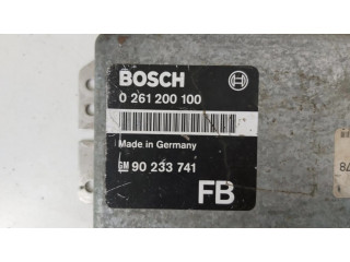 Блок управления двигателем Блок управления 0261200100, 90233741   Opel Omega B1