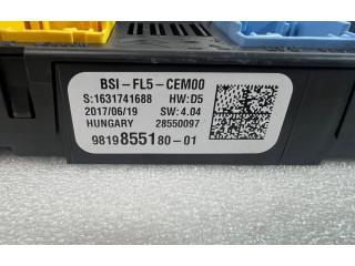 Pojistková skříňka Řídící jednotka BSM 9819855180, 2015DJ3828   Peugeot 5008 II 2018
