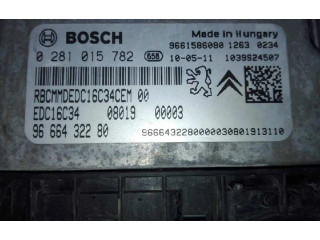 Řídící jednotka 0281015782, 9666432280   Peugeot Bipper 2011