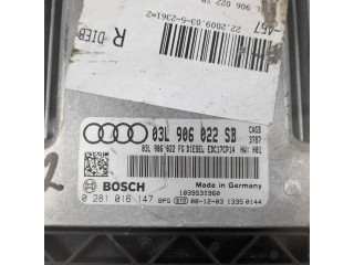 Блок управления двигателя 03L906022SB, 0281016147   Audi A6 S6 C6 4F