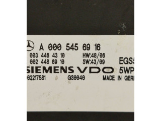 Блок управления коробкой передач 0034464310, A0005456916   Mercedes-Benz E W212