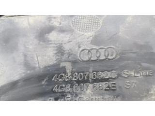 Нижняя решётка (из трех частей) Audi A7 S7 4G 2011-2017 года 4G8807682E, 4G8807682C      