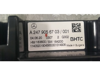 Блок управления климат-контролем A2479056703, A2479053402   Mercedes-Benz CLA C118 X118