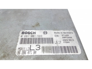 Блок управления двигателя 0281001589, 9628607180   Peugeot 605