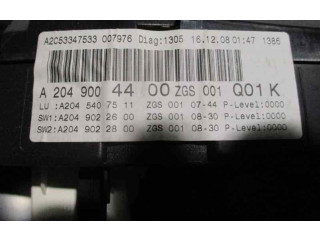 Přístrojová deska  Mercedes-Benz GLK (X204) 2009 A2049004400, A2C53305419  