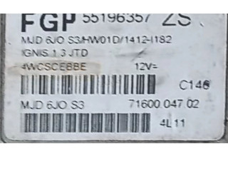 Řídící jednotka 55196357, 7160004702   Suzuki Ignis 2005