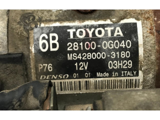 Стартер MS4280003180, 281000G040    Toyota Avensis T250  2AD-FHV 