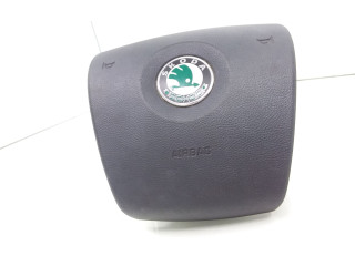 Подушка безопасности водителя 5J0880201D, 6Q0971584A   Skoda Roomster (5J)