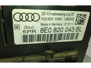 Блок управления климат-контролем 8E0820043BL   Seat Exeo (3R)