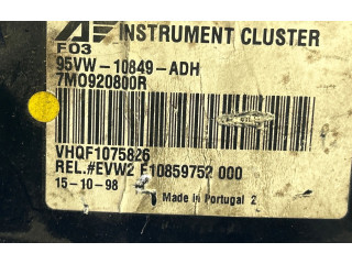 Přístrojová deska  Volkswagen Sharan 2000 7M0920800R, 95VW10849ADH  
