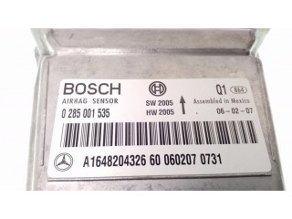 Блок подушек безопасности A1648204326, 0285001535   Mercedes-Benz ML W164