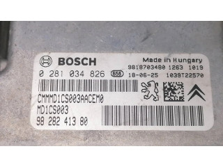 Řídící jednotka 9828241380, 0281034826   Peugeot 2008 II 2018