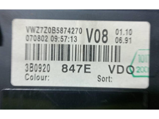 Přístrojová deska  Volkswagen PASSAT 2002 3B0920847E  