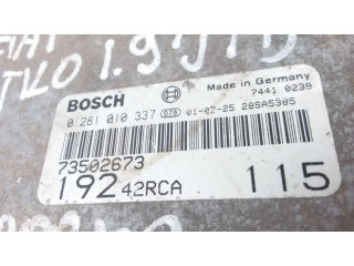 Řídící jednotka 0281010337, 73502673   Fiat Stilo 2002