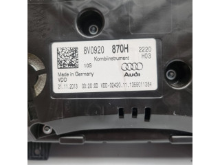 Панель приборов 8V0920870H, VDD02420   Audi A3 S3 8V       