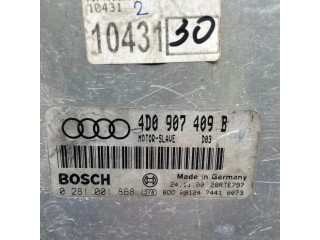 Блок управления двигателя 4D0907409B, 0281001868   Audi A8 S8 D2 4D