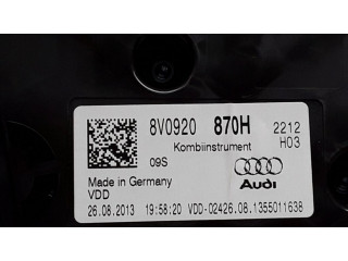 Панель приборов 8V0920870H   Audi A3 S3 8V       