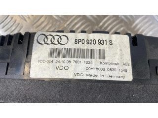 Панель приборов 8P0920931S   Audi A3 S3 A3 Sportback 8P       