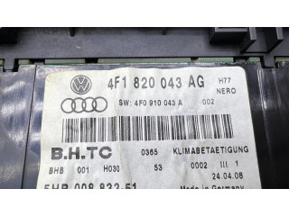 Блок управления климат-контролем 4F1820043AG, 4F0910043A   Audi A6 S6 C6 4F