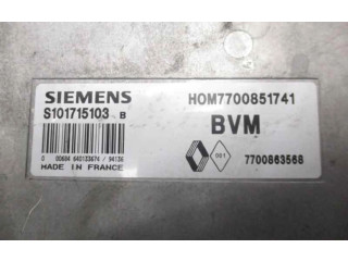 Řídící jednotka 7700863568   Renault Clio I 
