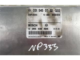 Řídící jednotka 0315450732, 0265109498   Mercedes-Benz CLK A208 C208 2002
