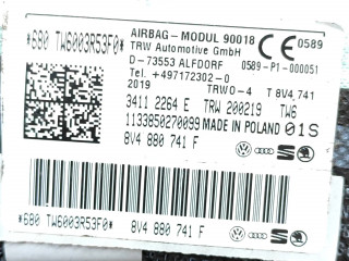 Боковая подушка безопасности 8V4880741F   Audi A3 S3 8V