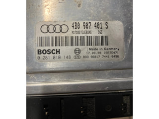 Блок управления двигателя 4B0907401S, 28RTE471   Audi A6 S6 C5 4B