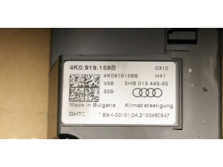 Блок управления климат-контролем 4K0919158B   Audi A6 S6 C8 4K