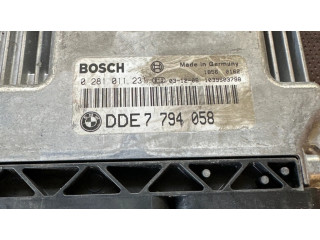Řídící jednotka 7794058, 0281011231   BMW 7 E65 E66 2003