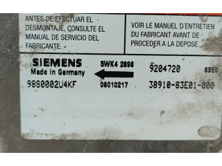 Блок подушек безопасности 3891083E01000, 9880002U4KF   Suzuki Wagon R+