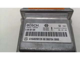 Блок подушек безопасности A1648208126, 0285001939   Mercedes-Benz ML W164