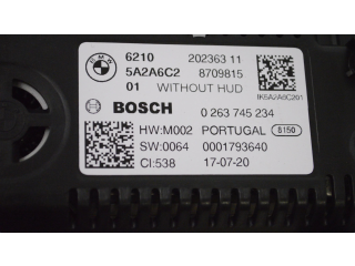 Přístrojová deska  BMW 3 G20 G21 2020 8709815, 5A2A6C2  
