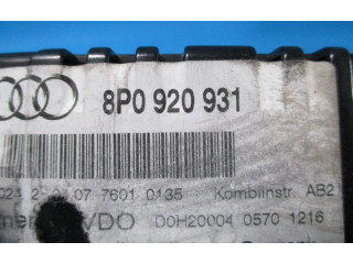 Přístrojová deska  Audi A3 S3 A3 Sportback 8P 2006 8P0920931  